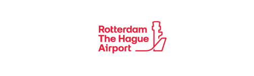 Logo Rotterdam The Hague Airport, klant van Simplex