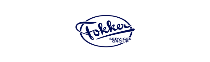 Logo Fokker, klant van Simplex